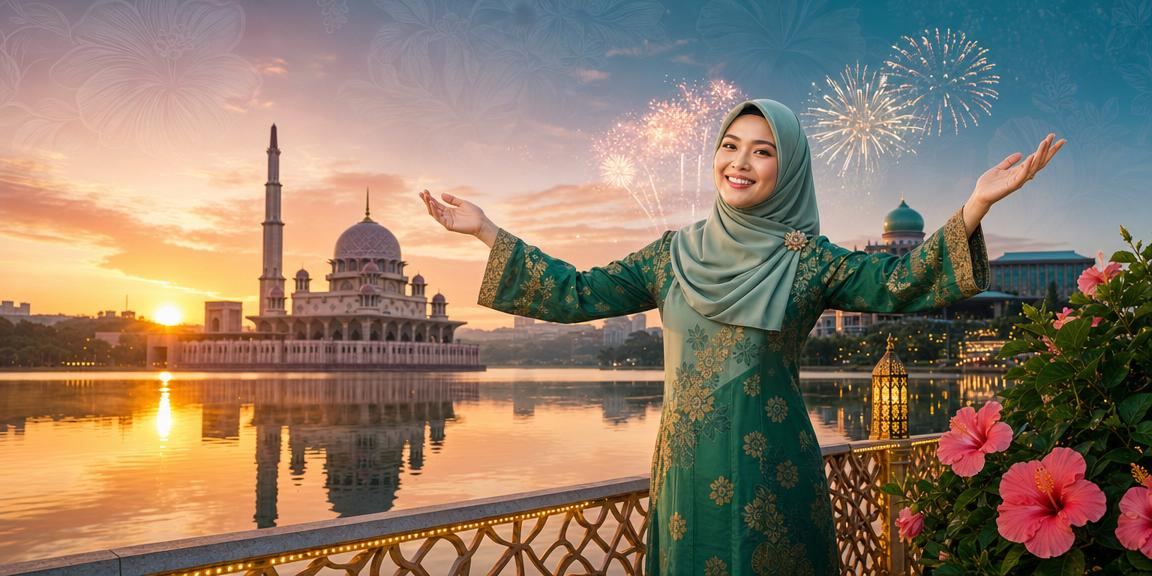 Suasana perayaan Hari Raya dengan aktiviti pertaruhan dalam talian di Putrajaya